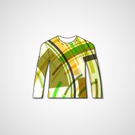 Abstract illustration on sweater N106