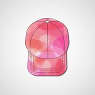 Abstract illustration on peaked cap N101