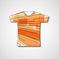 Abstract illustration on t-shirt N101