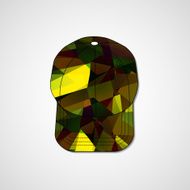 Abstract illustration on peaked cap N103