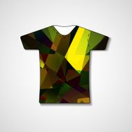 Abstract illustration on t-shirt N102