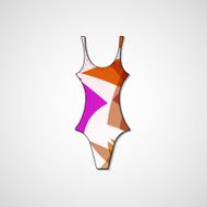 female swimsuit isolated on white background N20