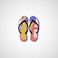 Abstract illustration on flip flops N116