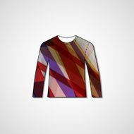 Abstract illustration on sweater N110