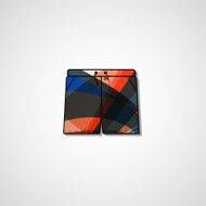 Abstract illustration on shorts N123