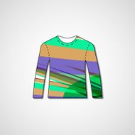 Abstract illustration on sweater N111