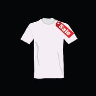 t-shirt on sale color vector