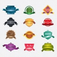 vintage sticker label N129