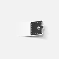 realistic design element purse money N65