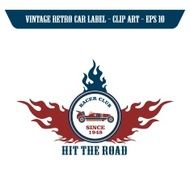 vintage sticker label N153