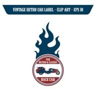 vintage sticker label N158
