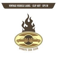 vintage sticker label N161