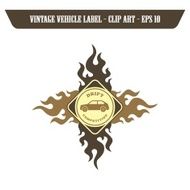 vintage sticker label N164