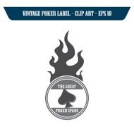 vintage sticker label N165