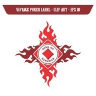 vintage sticker label N166