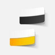 realistic design element rectangle N7