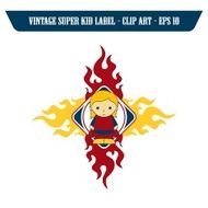 vintage sticker label N191
