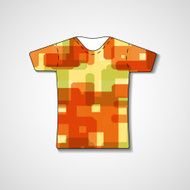 Abstract illustration on t-shirt N106