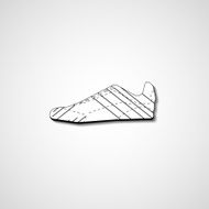 Abstract illustration on sneakers N112