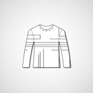 Abstract illustration on sweater N114