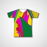 Abstract illustration on t-shirt N108