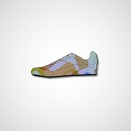 Abstract illustration on sneakers N114