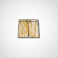 Abstract illustration on shorts N129