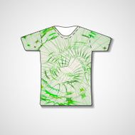Abstract illustration on t-shirt N110