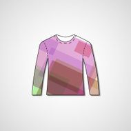 Abstract illustration on sweater N118