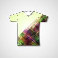 Abstract illustration on t-shirt N111