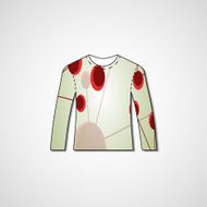 Abstract illustration on sweater N119