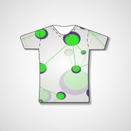Abstract illustration on t-shirt N112