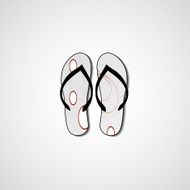 Abstract illustration on flip flops N126