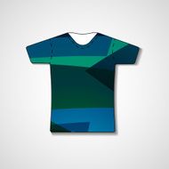 Abstract illustration on t-shirt N113