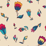 Seamless texture with flowers N84