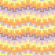 Geometry snake pattern