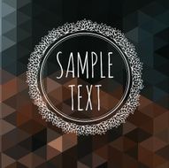 geometric background made of triangles N36