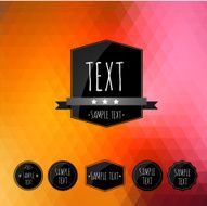 geometric background made of triangles N42