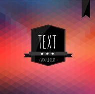 geometric background made of triangles N45