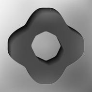 abstract shapes icon vector style N2