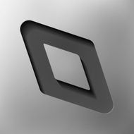 parallelogram abstract icon