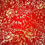 Seamless khohloma pattern