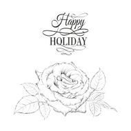 Happy holiday valntines card