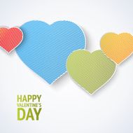 Flat design of heart