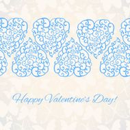 Valentine&#039;s Day romantic background Template for your design N3
