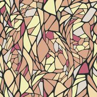Seamless pattern with colorful hand drawn abstract geometric orn N2