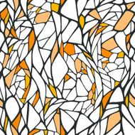 Seamless pattern with bright colorful hand drawn abstract geomet N2