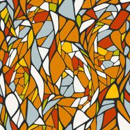Seamless pattern with bright colorful hand drawn abstract geome