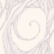 Hand drawn abstract doodle ornamental seamless pattern