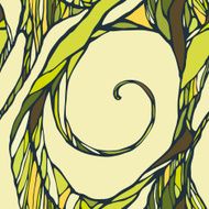 Hand drawn abstract doodle ornamental seamless pattern N2